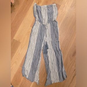 Striped sleeveless jumper